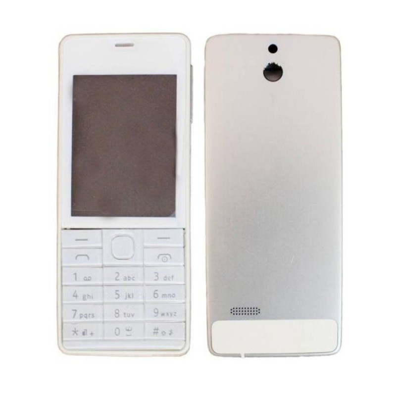 Full Body Housing For Nokia 515 Dual SIM - White